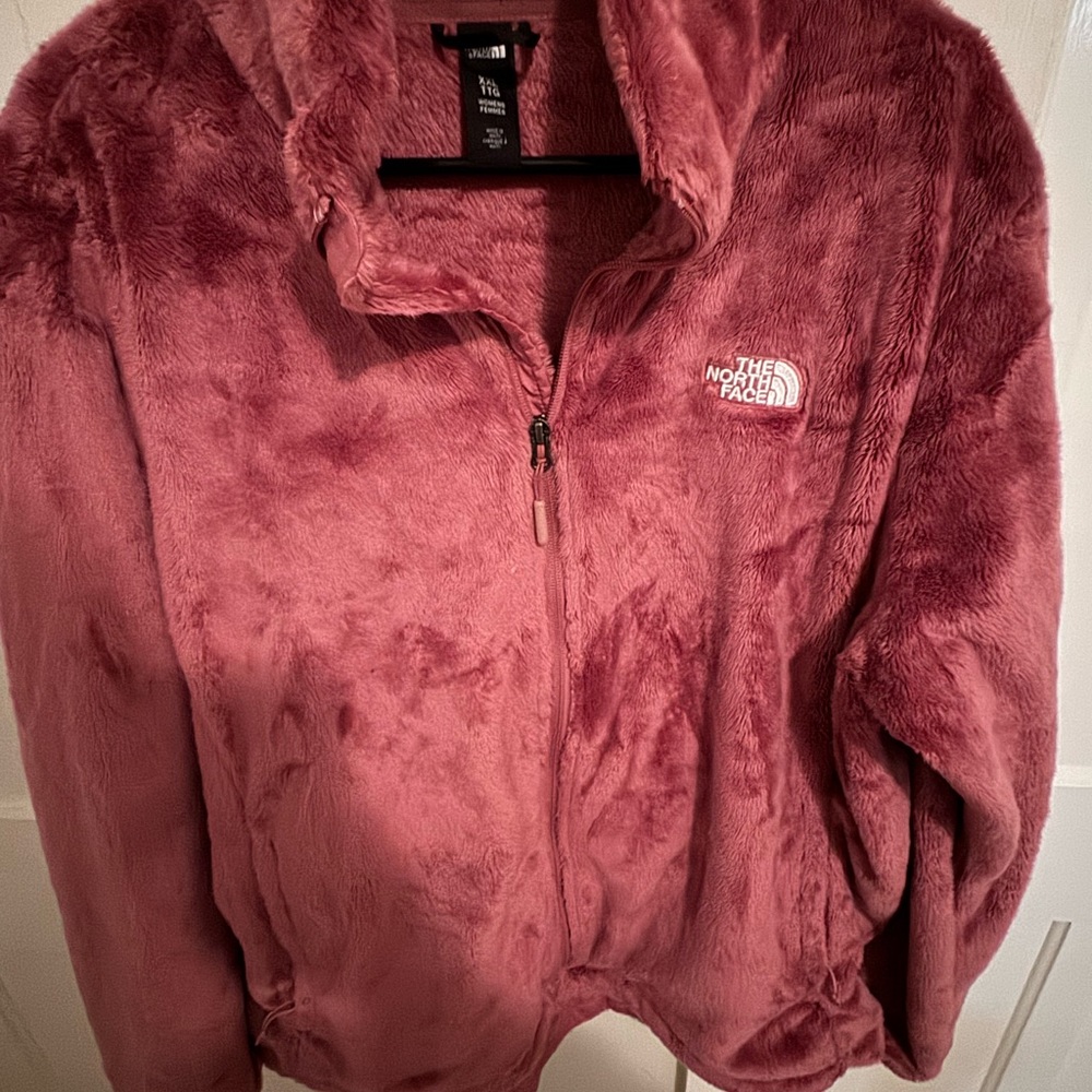 The North Face Women's Plush Mauve Teddy Jacket